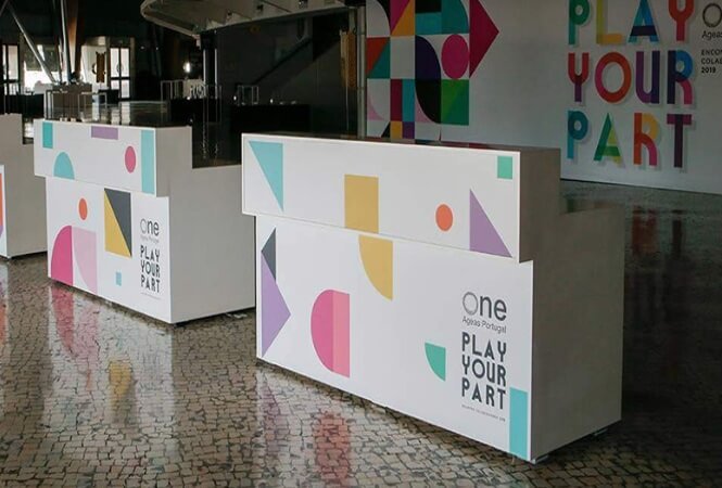 Personalização de mobiliário com vinil impresso